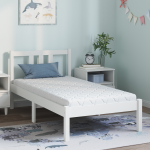 Saltele Alb 160 x 80 cm Țesătură din 100% poliester GartenMobel Dekor