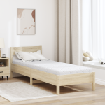 Saltele Alb 200 x 80 cm Țesătură din 100% poliester GartenMobel Dekor