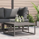Seturi de mobilier de exterior Negru Oţel GartenMobel Dekor