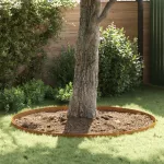 Împrejmuire pentru gazon 4 pcs Ruginit 450 x 10 cm GartenMobel Dekor