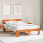 Cadru de pat Maro ceruit 140 x 200 cm Lemn de brad solid GartenMobel Dekor