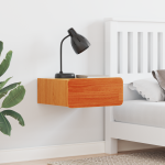 Noptieră Montată pe Perete 2 pcs Maro ceruit 39 x 34 x 16.5 cm GartenMobel Dekor