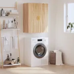 Dulap TV montat pe perete, stejar sonoma, 69,5x34x90 cm GartenMobel Dekor