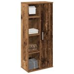 Dulap de baie cu suport role, lemn vechi, 39x22x90 cm GartenMobel Dekor
