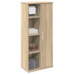 Dulap de baie cu suport role, stejar sonoma, 39x22x90 cm GartenMobel Dekor