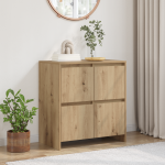 Bufet cu ușă stejar artizanal 70 x 41 x 75 cm Lemn compozit GartenMobel Dekor