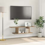 Cabinet TV cu raft cu depozitare Maro 103 x 30 x 26.5 cm Lemn compozit GartenMobel Dekor