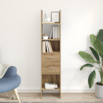 Dulap pentru cărți stejar artizanal 40 x 35 x 180 cm GartenMobel Dekor