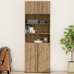 Dulap de perete Pe perete cu ușă stejar artizanal 80 x 42.5 x 40 cm GartenMobel Dekor