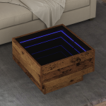 Masă de cafea Lemn vechi 50 x 50 x 30 cm Lemn compozit GartenMobel Dekor