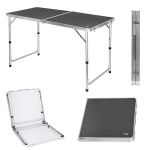 Masa camping Nils Camp NC1605, Gri Inchis FitLine Training