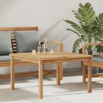 Masă de cafea Maro 85 x 85 x 45 cm Lemn masiv de tec GartenMobel Dekor