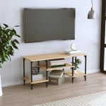 Comodă TV, stejar sonoma, 102x35x45,5 cm, lemn prelucrat GartenMobel Dekor