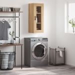 Dulap montat pe perete, stejar sonoma, 34,5x34x90 cm GartenMobel Dekor