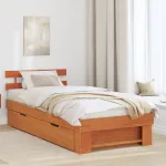 Cadru de pat Maro ceruit 75 x 190 cm Lemn de brad solid GartenMobel Dekor