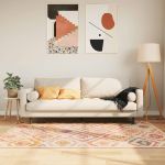 Covor lavabil anti-alunecare, multicolor, 120x180 cm GartenMobel Dekor