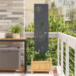 Panou Decorativ de Grădină Antracit 32 x 140 cm GartenMobel Dekor