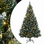 Brad de Crăciun artificial 150 LED-uri 120 cm GartenMobel Dekor