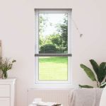 Jaluzea pentru Fereastră Argintiu 80 x 130 cm Aluminiu GartenMobel Dekor