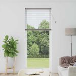 Jaluzea pentru Fereastră Argintiu 90 x 220 cm Aluminiu GartenMobel Dekor