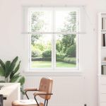 Jaluzea pentru Fereastră cu perdele Altele Manual Alb 80 x 130 cm Aluminiu GartenMobel Dekor