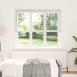 Jaluzea pentru Fereastră cu perdele Altele Manual Alb 80 x 130 cm Aluminiu GartenMobel Dekor