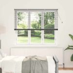Jaluzea pentru Fereastră Gri închis 80 x 130 cm Aluminiu GartenMobel Dekor