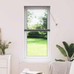 Jaluzea pentru Fereastră Gri închis 80 x 130 cm Aluminiu GartenMobel Dekor
