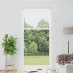 Jaluzea pentru Fereastră cu perdele Altele Manual Alb 80 x 130 cm Aluminiu GartenMobel Dekor