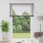 Jaluzea pentru Fereastră cu perdele Altele Manual Negru 150 x 220 cm Aluminiu GartenMobel Dekor