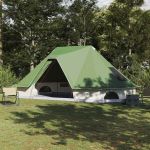 Cort pentru Familie Tipi Verde 10 Persoane Impermeabil GartenMobel Dekor