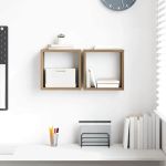 Rafturi pe Perete Stejar Artizanal MDF 26 x 15 x 26 cm GartenMobel Dekor