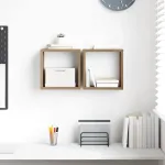 Rafturi pe Perete Stejar Artizanal MDF 26 x 15 x 26 cm GartenMobel Dekor