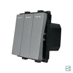 Modul Intrerupator Triplu Cap Scara Mecanic LUXION SmartElectro IntelligentHouse