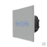 Intrerupator Draperie cu Touch din Sticla LUXION SmartElectro IntelligentHouse