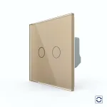 Intrerupator Dublu cu Revenire / Reset cu Touch LIVOLO - Serie Noua SmartElectro IntelligentHouse