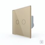 Intrerupator Dublu cu Variator LIVOLO cu Touch Din Sticla - Serie Noua SmartElectro IntelligentHouse