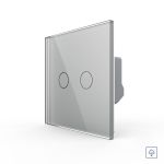 Intrerupator Dublu cu Variator LIVOLO cu Touch Din Sticla - Serie Noua SmartElectro IntelligentHouse