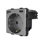 Modul Priza Simpla + USB-A + USB-C LUXION SmartElectro IntelligentHouse