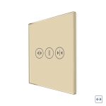 Panou Intrerupator Draperii cu Touch Din Sticla LUXION SmartElectro IntelligentHouse
