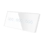 Panou Intrerupator Triplu + Triplu + Triplu cu Touch Din Sticla LUXION SmartElectro IntelligentHouse