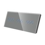 Panou Intrerupator Triplu + Triplu + Triplu cu Touch Din Sticla LUXION SmartElectro IntelligentHouse
