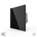 Intrerupator Dublu Cap Scara / Cruce cu Touch LIVOLO din Sticla - Protocol ZigBee EC SmartElectro IntelligentHouse