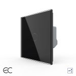Intrerupator Simplu Cap Scara / Cruce cu Touch LIVOLO din Sticla - Protocol ZigBee EC SmartElectro IntelligentHouse