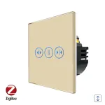 Intrerupator Rulouri cu Touch din Sticla LUXION, Protocol Zigbee Tuya SmartElectro IntelligentHouse