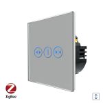 Intrerupator Rulouri cu Touch din Sticla LUXION, Protocol Zigbee Tuya SmartElectro IntelligentHouse
