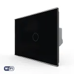 Intrerupator Simplu Wi-Fi cu Touch LIVOLO din Sticla, Standard Italian – Serie Noua SmartElectro IntelligentHouse