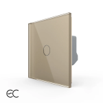 Intrerupator Simplu cu Touch LIVOLO din Sticla - Protocol ZigBee EC SmartElectro IntelligentHouse