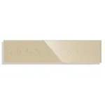 Panou 5 Intrerupatoare Duble cu Touch din Sticla LUXION SmartElectro IntelligentHouse