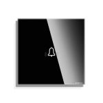 Panou Buton Sonerie cu Touch Mini din Sticla LUXION SmartElectro IntelligentHouse